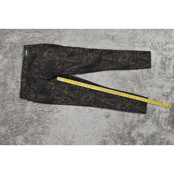 New Express Skinny Jeans Black Size 8R Cotton Blend Skinny Mid Rise - Picture 4 of 10